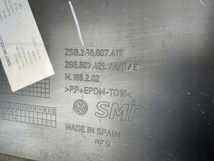 фото №8, Vw polo vi 6 gti бампер зад задній 2g6807421