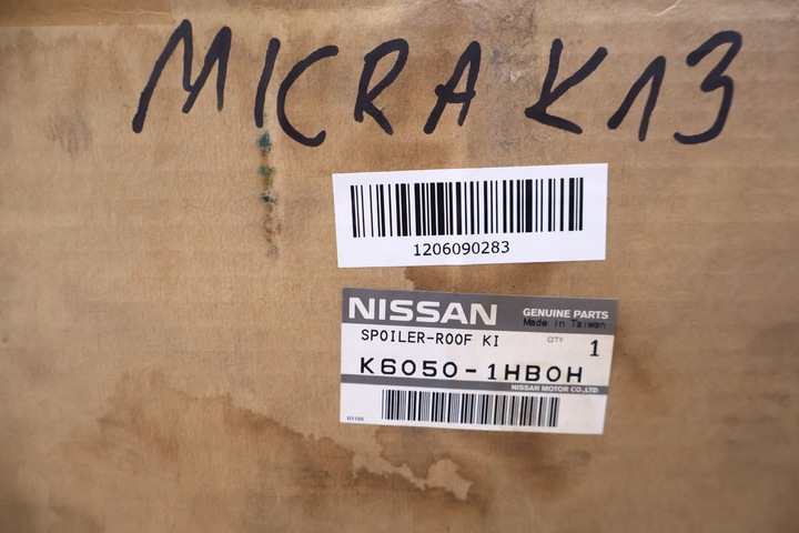 фото №9, Nissan micra k13 спойлер крышки багажника k6050-1hb0h