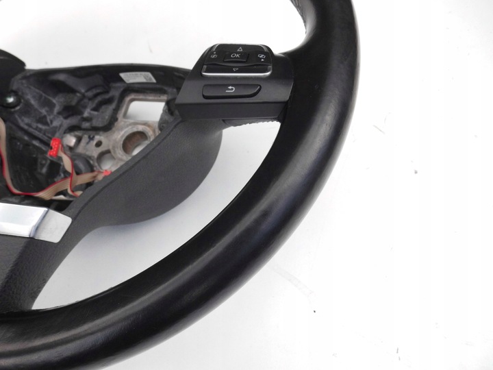 фото №9, Руль vw golf vi eos touran 1t tiguan 5n кожа мульти оригинал