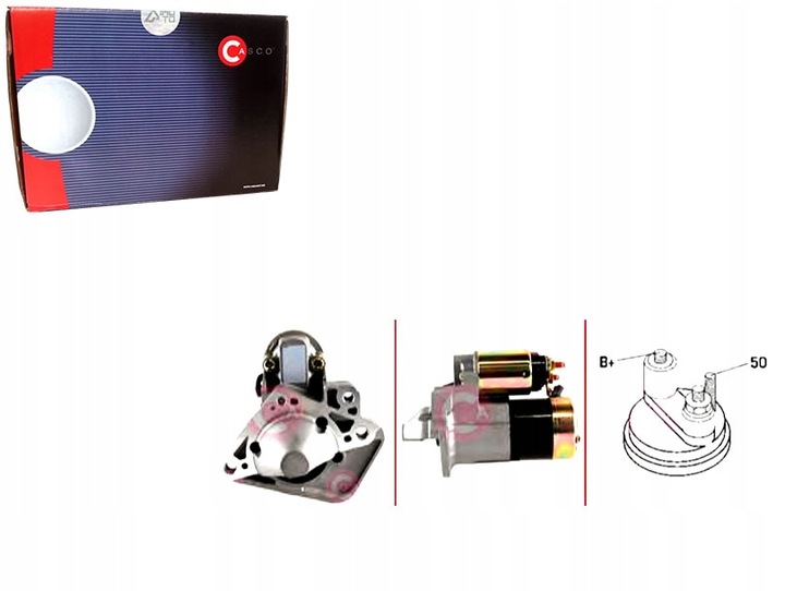 фото №1, Casco стартер 12v 1.4kw