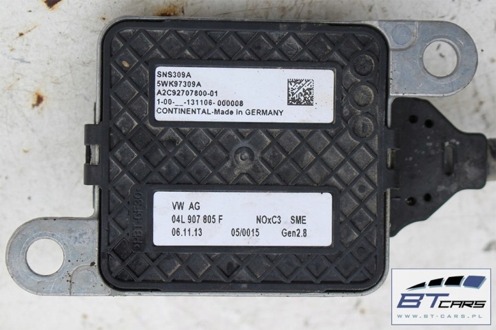 фото №7, Vw audi датчик зонд nox 04l907805f 04l907807f 04l907807g 04l 907 805 04l9