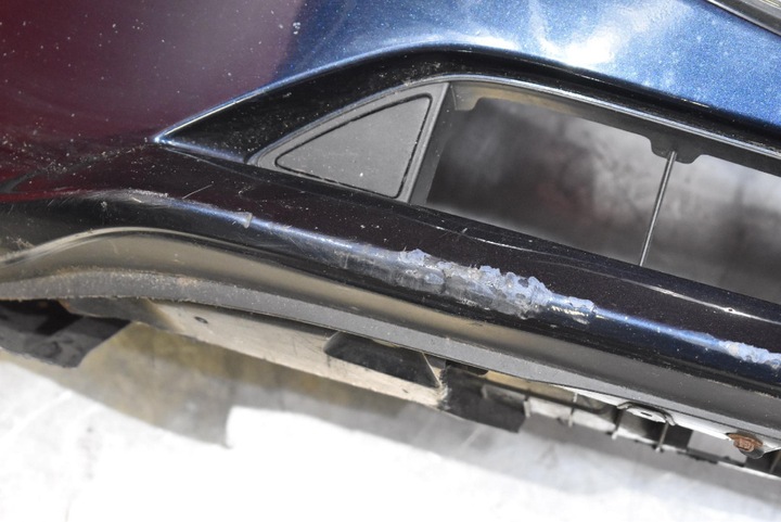 фото №7, Бампер перед переднє темно-синій решітка mazda 3 3 iii bm 13-16