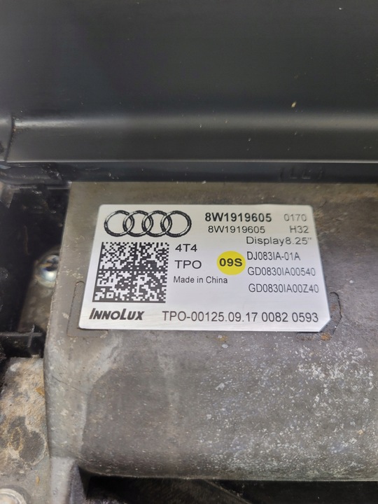 фото №6, Дисплей mmi a4 b9 s5 a5 8w 8w1919605