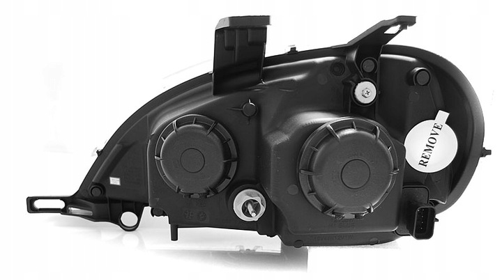 фото №3, Лампи фари mercedes w163 ml 98-01r led чорний