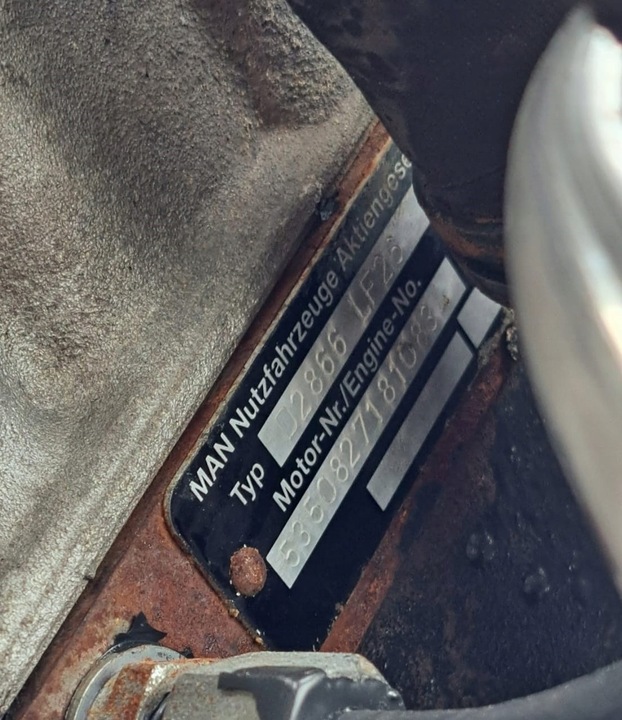 фото №8, Комплектний двигун man tga f2000 410 km d2866 lf26