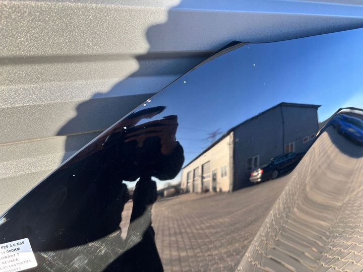 фото №11, Bmw x3 f25 x4 f26 41617267337 капот передняя 668 schwarz 2 чёрная