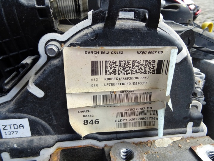 фото №8, Ford kuga mk3 двигатель 1.5 tdci ztda ecoblue комплектный