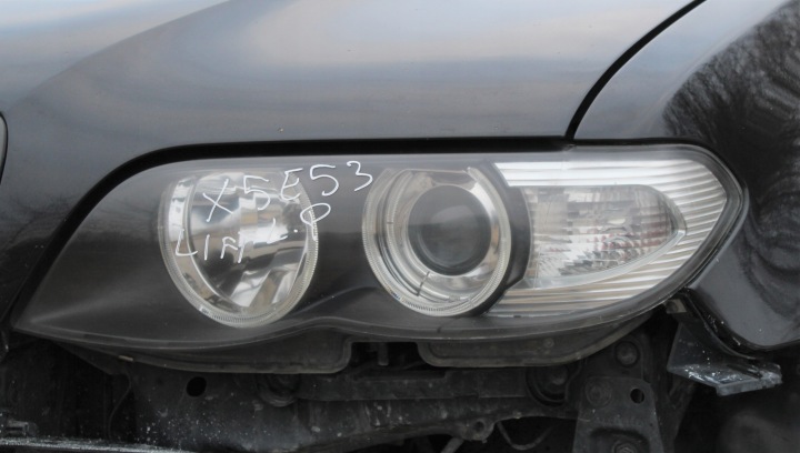 фото №6, Фара ліві перед bmw x5 e53 лінза звичайна h7 eu