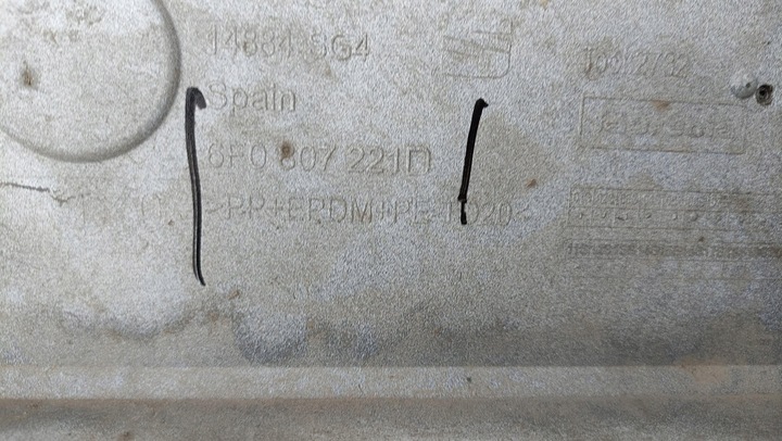 фото №11, Seat ibiza v бампер перед переднее 6f0807221d