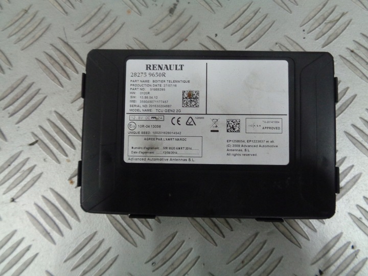 фото №1, Renault zoe 2016 модуль блок керування 282759650r