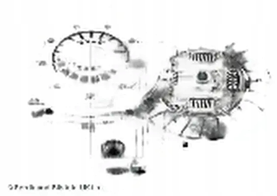 фото №1, Набор сцепления adw193045 синий print opel astra