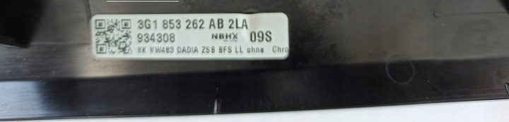 фото №8, Vw arteon планка декоративна dekor консолі 3g1853262ab