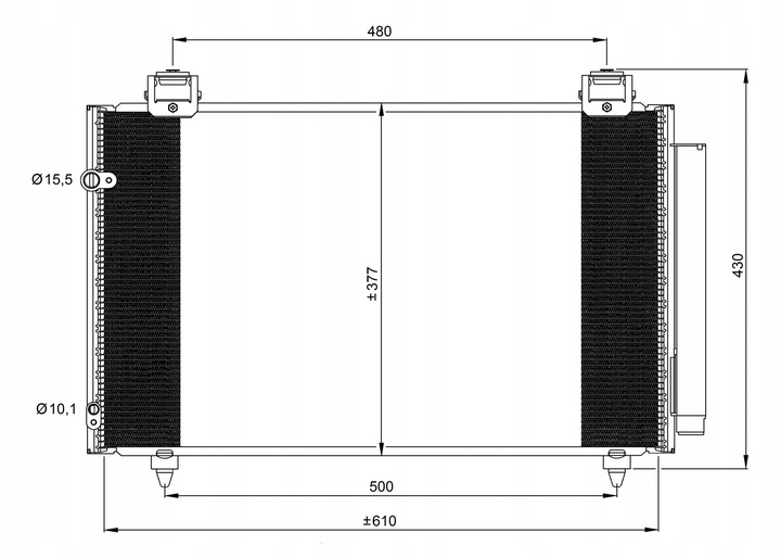 фото №11, Радіаторів кондиціонера nrf 35861 8845002240 з osus