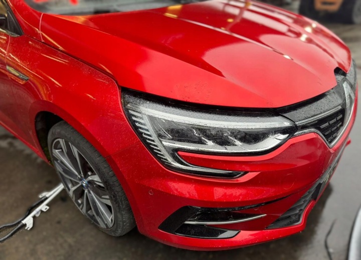фото №9, Tennp renault megane iv 1.6 e-tech бампер лампы капот крылья радиатор
