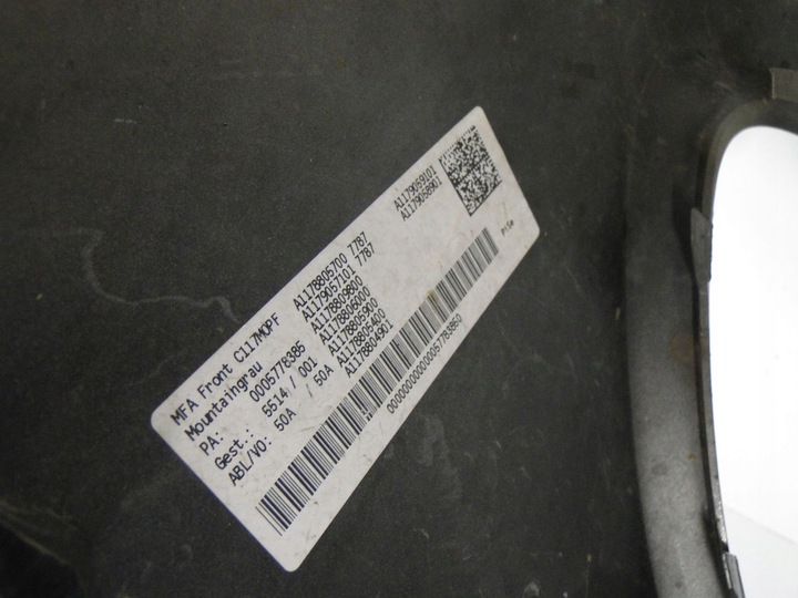 фото №16, Mercedes cla 117 w117 рестайлинг бампер переднее amg pts