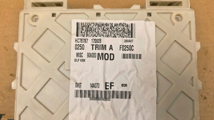 фото №16, Ford c-max mk2 focus mk3 kuga ii модуль bcm bsi bcim 2017 год gv6t-14a073-ef