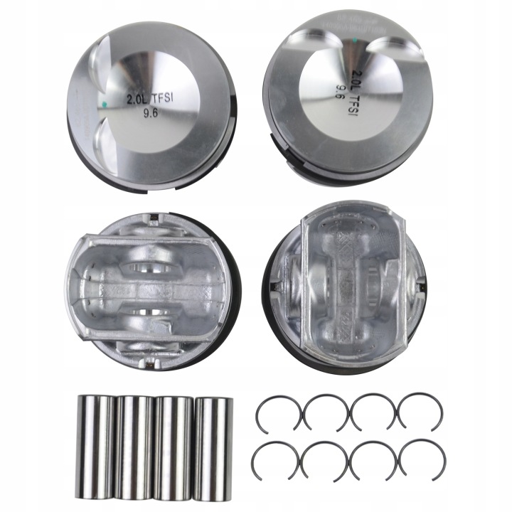 фото №9, Комплект 4 поршней vw 2.0tsi cdh ccza cjka 21mm 06h107065ab & 06h107065am