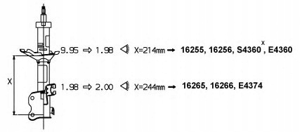 фото №2, Амортизатор nissan p