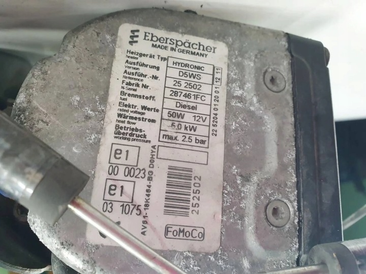 фото №2, Ford grand c-max 2011r mk2 ii вебасто