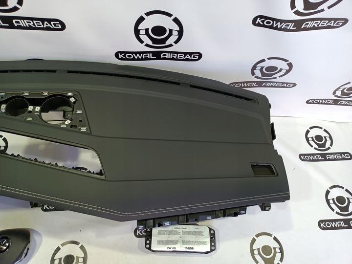 фото №5, Volkswagen touareg 3 iii 760 панель консоль подушка безпеки подушки ремені оригінал