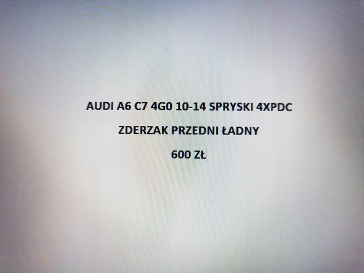 фото №14, Audi a6 c7 4g0 10-14 омивачі 4xpdc бампер перед переднє гарний