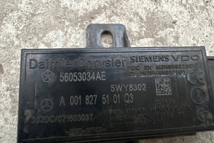 фото №1, Модуль контроля давления w шинах chrysler grand voyager v rt 56053034ae