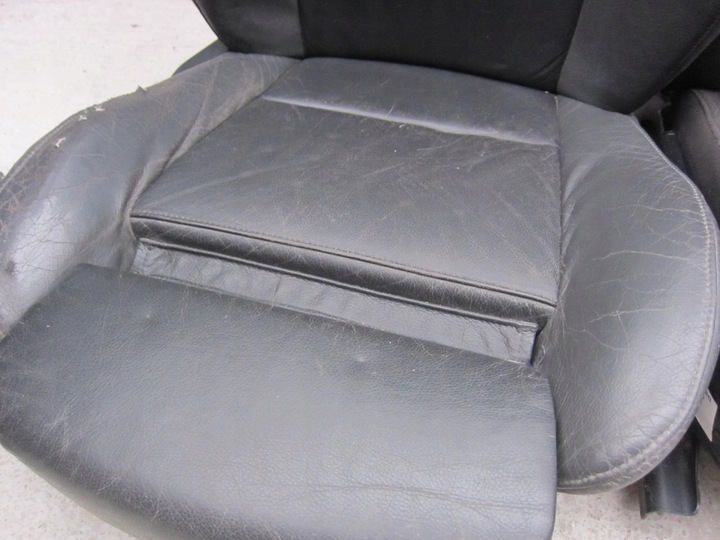 фото №10, Bmw x5 e53 2000-2005 сидіння праві пасажира czarno-szary шкіряний