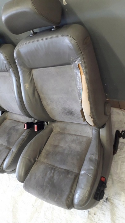 фото №13, Сиденья диван recaro полукожа алькантара vw passat b5 рестайлинг европа антрацит