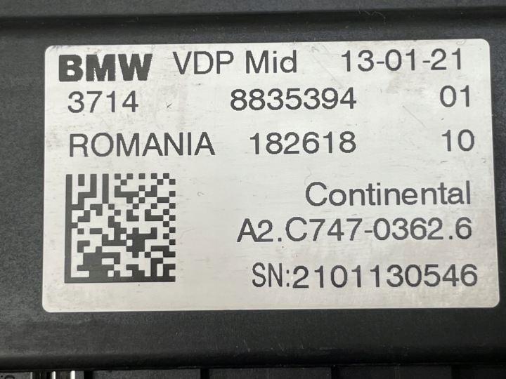 фото №12, Bmw (oem) 8835394 x3 g01 3' g20 4' g22 блок керування  модуль підвіски vdp
