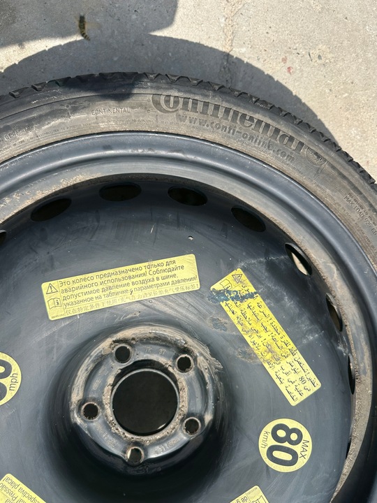 фото №3, Диск колесо запаска докатка audi a6 a7 c7 20 дюймів 5x112 460601027