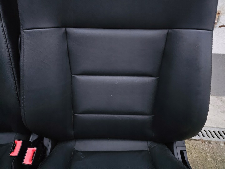 фото №12, Сидіння шкіряні чорні kpl підігрів гарний mercedes e-klasa w212 sedan