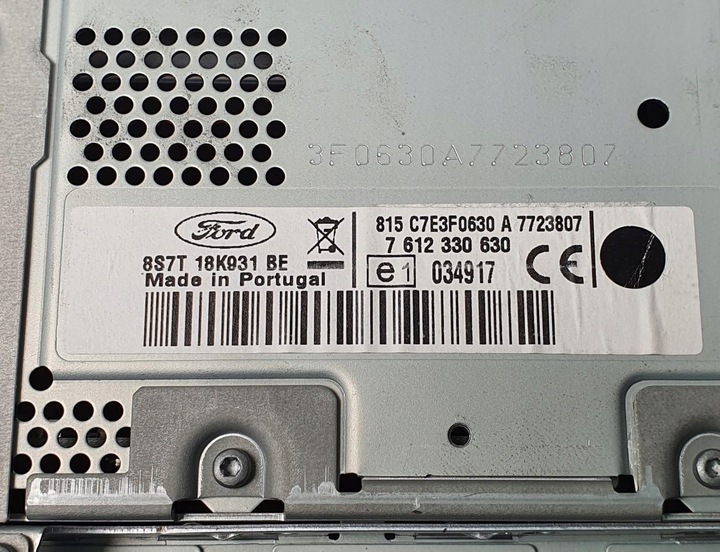 фото №6, Радио навигация cd ford mondeo mk4 8s7t18k931be