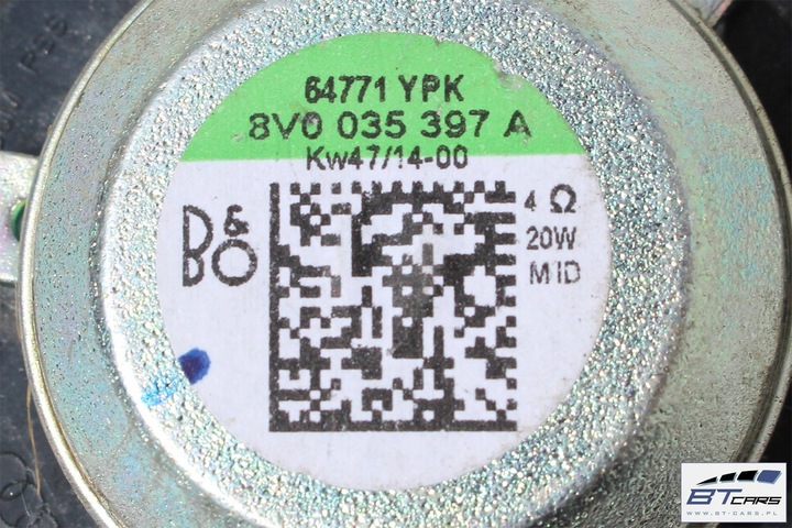 фото №15, Audi a3 sportback динаміки озвучення 8v bang olufsen 8v0035465d 8v0035