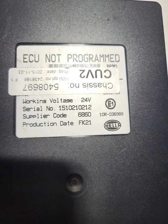 фото №3, Комп'ютер модуль блок керування світла cuv2 scania r euro6 2438186