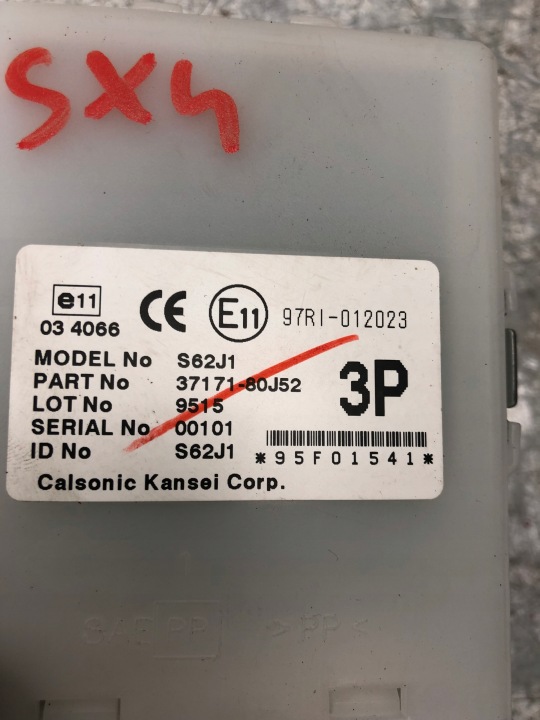 фото №5, Модуль иммобилайзер иммобилайзера suzuki sx4 37171-80j52