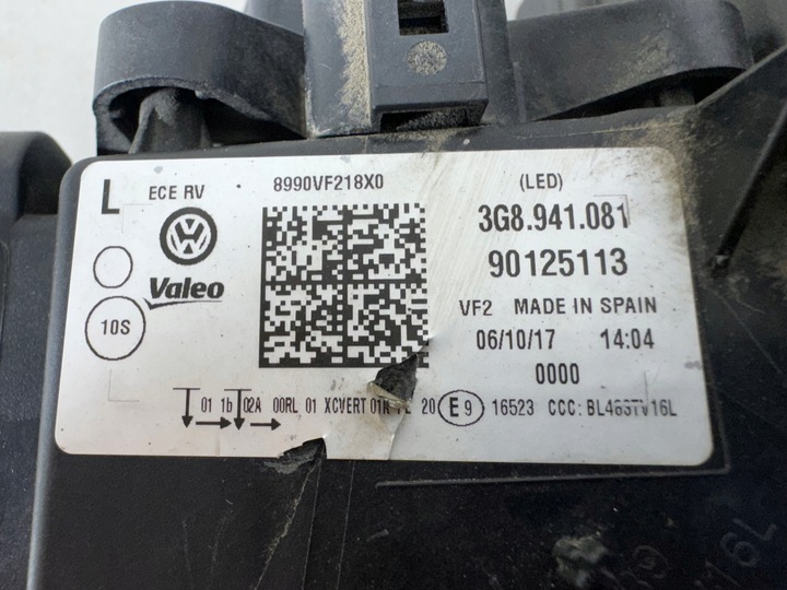 фото №15, Vw arteon 3g8 повний led лампа ліва перед передня фара eur