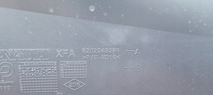фото №15, Renault scenic iv 16- бампер перед оригінал a262