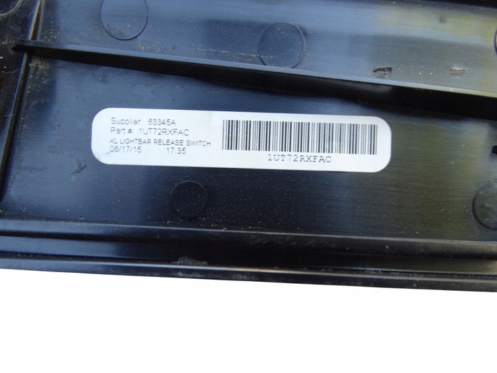 фото №7, Планка накладка кришки освітлення номерного знака jeep cherokee v kl 13-18 оригінал