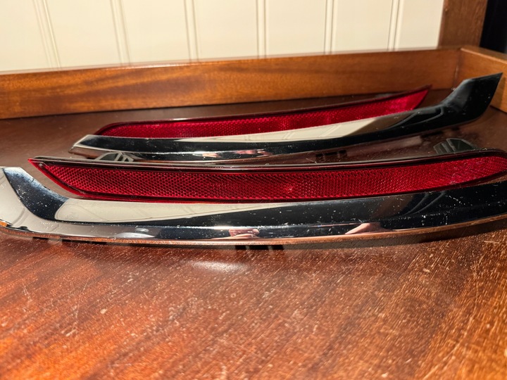 фото №8, Volvo xc 90 16r комплект відбивачів i хром p/l бампер зад