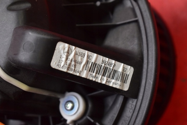 фото №8, Воздуходувка вентилятор воздуховод eu a1698200642 mercedes a-klasa w169 04-08