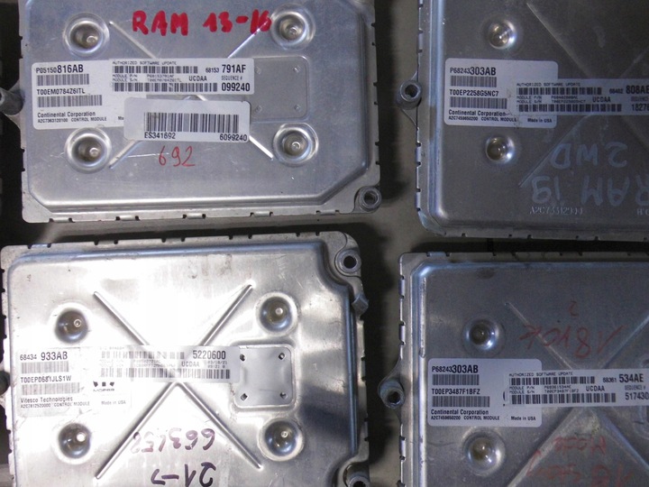 фото №6, Блок управления двигателя компьютер dodge ram iv 4 5.7 hemi 3.6 2014 2015 2016 2017