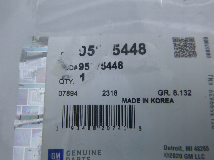 фото №15, Планка ліва накладка крила лівого opel mokka 2012-2016 нова org 95275448