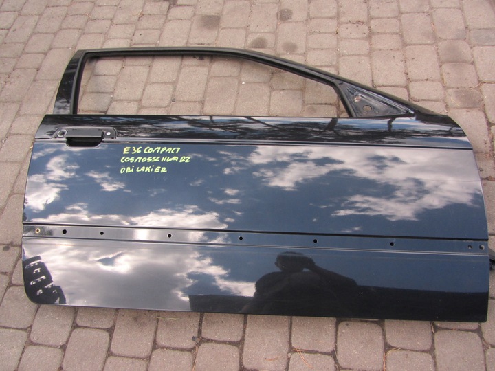 фото №1, Двері праві bmw e36 compact чорний металік ori laki