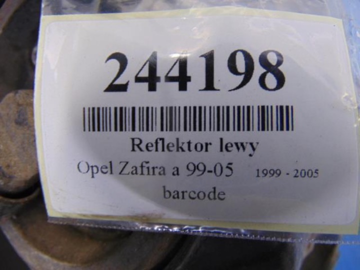 фото №9, Opel zafira a фара левое 90582021