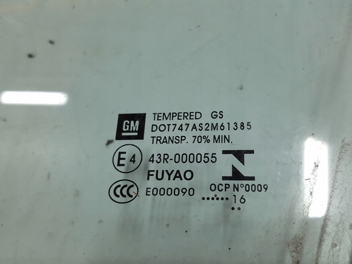 фото №2, Opel astra v k 16r скло двері ліва перед 5d