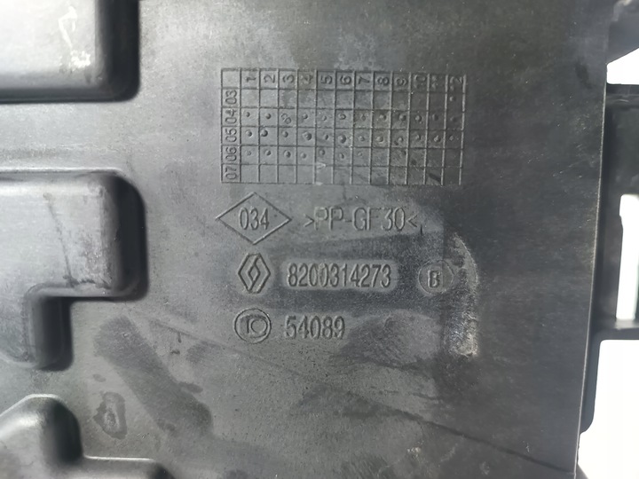 фото №8, Clio iii 3 05-12 основа корпус акумулятора оригінальний номер 8200314272