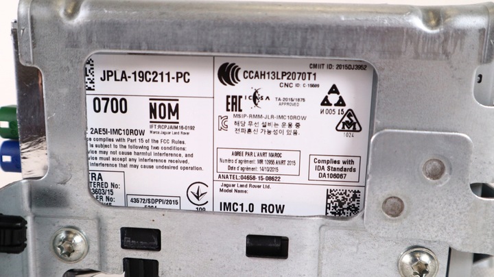 фото №8, Jaguar i-pace x590 x590 радио jpla-19c211-pc