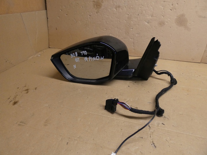 фото №12, Peugeot 308 t10 зеркало левая правые 16+1 17 контактов европа