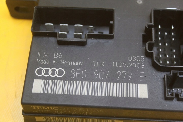 фото №5, Модуль блок керування світла audi a4 b6 8e0907279e