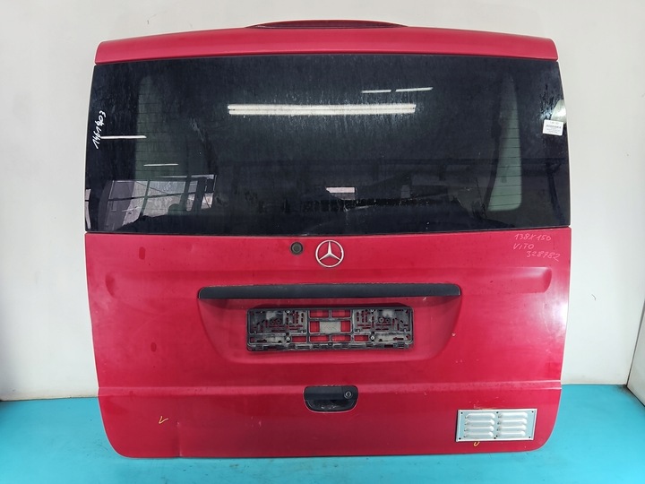 фото №1, Крышка задняя багажника стекло зад mercedes vito w639 красный